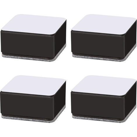 4 Stück Kohlenstoffstahl Tischerhöhung, Selbstklebende Möbelerhöhung, Durchmesser Möbelerhöher, für Sofa, Couchtisch, Schrank, Bett, Schreibtisch—3cm Hoch (1/5)