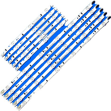 LED-Hintergrundbeleuchtungsstreifen, 836 mm Länge, 9 LEDs pro Streifen, 3V Spannung, Kompatibilität mit UE40-Modellen, langlebiges PVC-Material (1/5)
