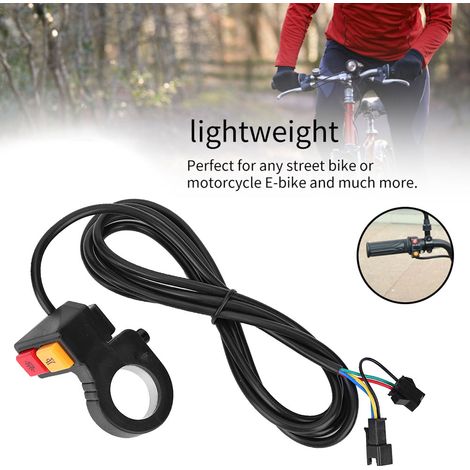 Klaxon et Interrupteur Lumière 2 en 1 pour Scooter Moto Vélo Électrique (1/5)