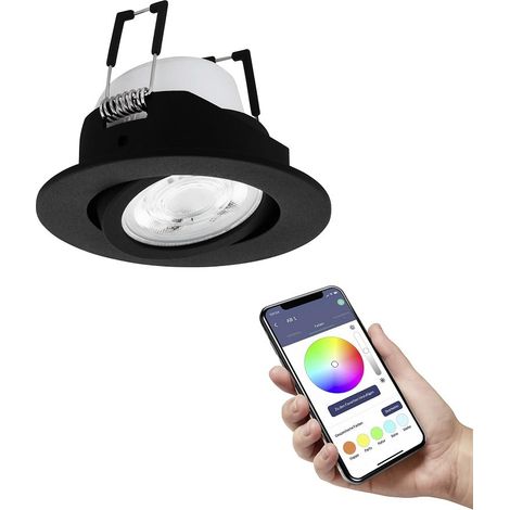 Spot LED encastrable Saliceto-Z, Ø 88 mm, lampe de plafond (1/5)