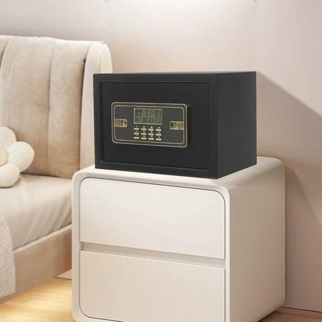Möbeltresor Safe Tresor mit digital Tastatur & Schlüssel Alarmsystem Feuerfest