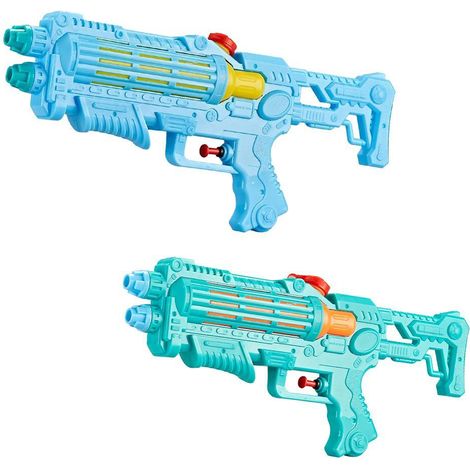 Marbueno Pistola de Agua Plástico Presión Color Surtido 35x15,5 cm