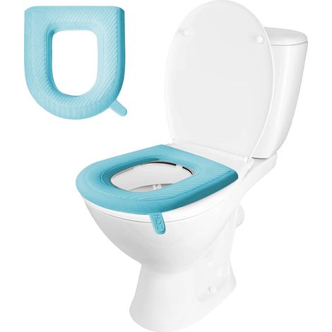 Reusable Toilet Seat Cover, Alternative to Toilet Seat Covers Disposable - Waterproof, Non-Slip, For Adults and Kids (1/5)