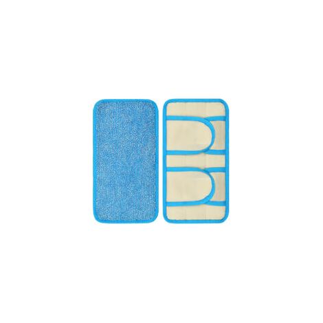 Testina di ricambio per mocio facile da installare - Pulizia rapida ed efficiente - Rivestimento in microfibra - 2 pezzi - Crezuo