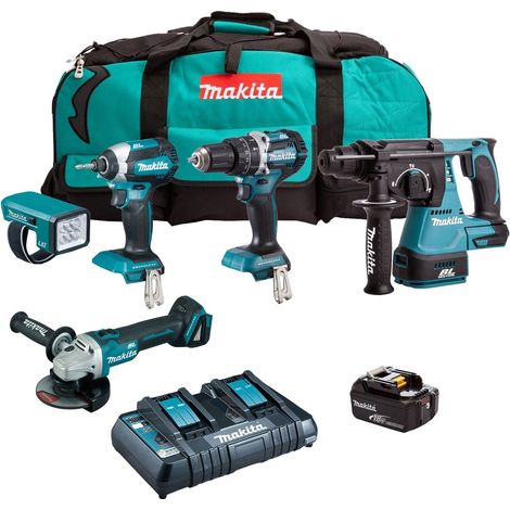 Makita DLX5042PT 18v 5 Piece Brushless LXT Multi Tool Kit Lithium - 3 x 5.0ah (1/5)
