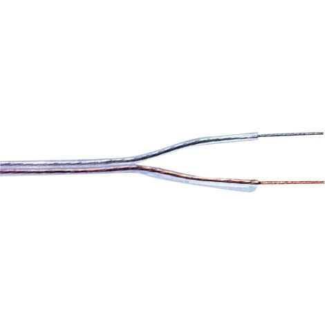 Bobina 100m cavo parallelo 2x0.22mm trasparente C103tn (1/3)