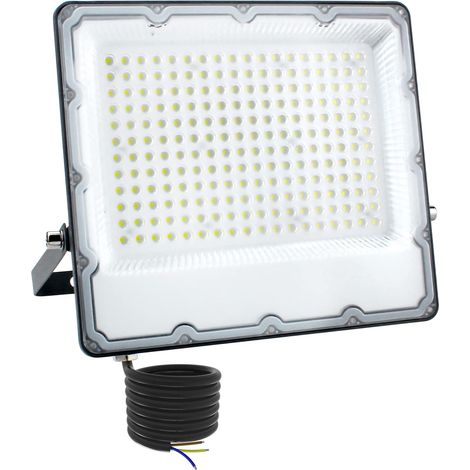 200W Projecteur LED Extérieur,20000LM Super Brillant Éclairage de Sécurité, 6500K Blanc Froid Spot LED Extérieur avec IP66 étanche Pour Patio, Terrasse, Square, Usine