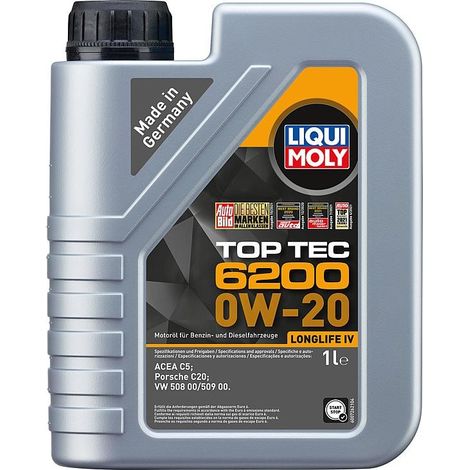 huile moteur LIQUI MOLY Tep Tec 6200 0W-20 flacon 1 l