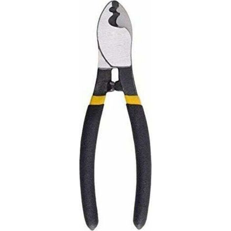 165 mm lange Seitenschneider mit Klemmbacken, geeignet für Aluminium- und Kupferdrähte.