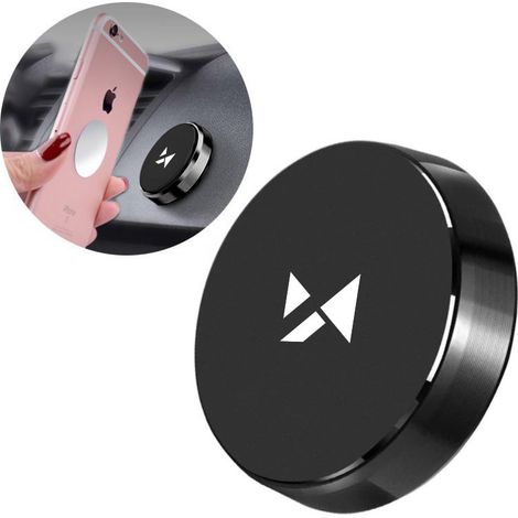 Supporto magnetico per telefono da auto per cruscotto, nero (1/5)