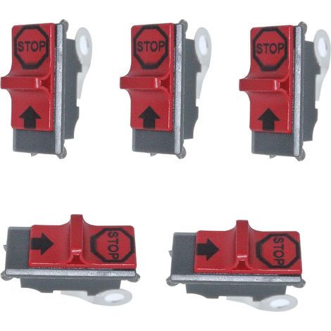 5Pcs Interrupteur d'arrêt d'urgence adapté pour Husqvarna Chainsaw 36 41 50 51 55 61 266 268 272 340 345 Pièces de Moteur (1/3)