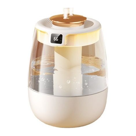 Humidificateur double brumisateur grande capacité avec lumière d'ambiance pour la maison, la chambre et le dortoir, contrôle de l'humidité, aromathérapie, USB