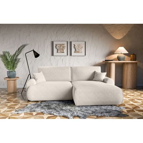 Divano angolare destra con funzione letto Noboo destro del produttore beige (1/5)