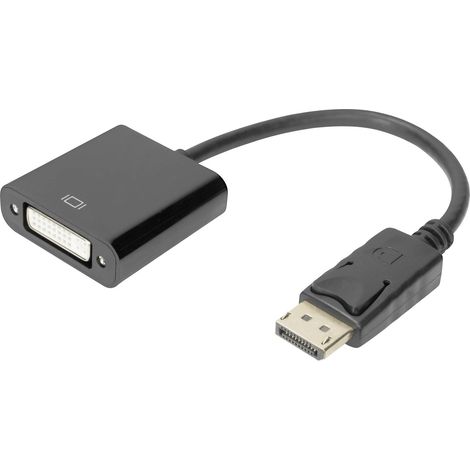 Adaptateur DisplayPort, DVI Digitus AK-340401-001-S [1x DisplayPort mâle - 1x DVI femelle 24+5 pôles] 15.00 cm noir X46515 (1/4)