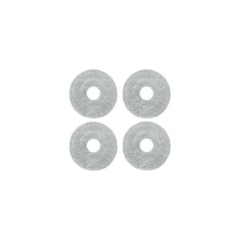 4 pièces Rechange Serpillières Compatibles avec Aspirateur Dreame L10 Ultra/ L10S Pro/ L10S Ultra/ L10S Pro Ultra Heat/ L10 Prime/ L20 Ultra/ L40 Ultra/ X40 Ultra/ X50 Ultra/Xiaomi X10+ X20+ (1/4)
