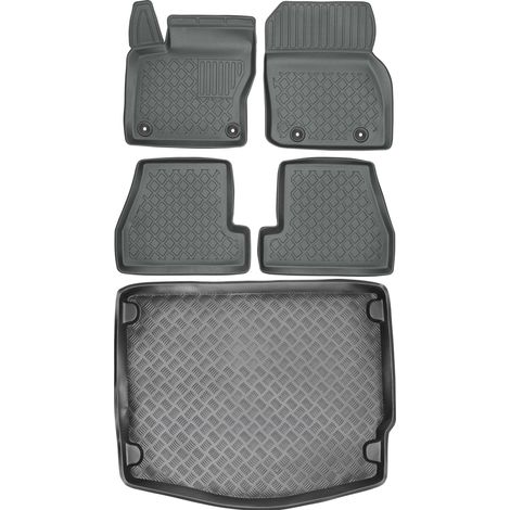 Juego de alfombrillas para coche y maletero para Ford Focus III Hatchback (2011-2018)
