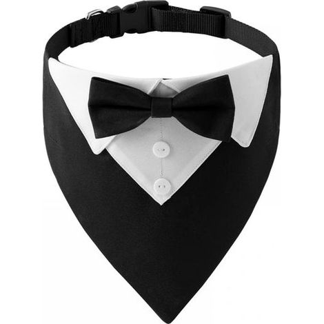 Dailygoods, Collar ajustable, Pañuelo tipo esmoquin, Pajarita/Corbata, Perros/Gatos, Bodas/Fotografía, Poliéster suave y ligero (1/5)