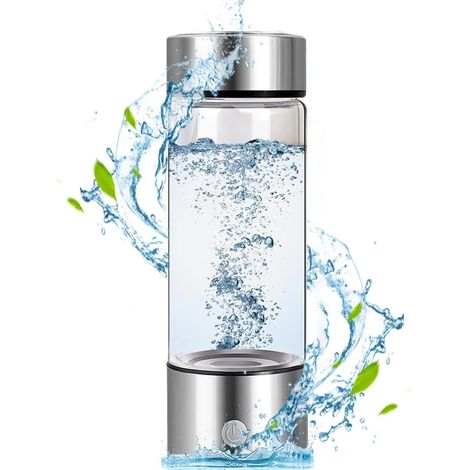 Bouteille d'eau hydrogénée de 420 ml, générateur d'hydrogène, ioniseur d'eau (1/5)