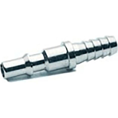 Embout de coupleur RS PRO, Tuyau cannelé vers Mâle 6mm en Laiton nickelé ( Prix pour Paquet de 10 ) (1/2)