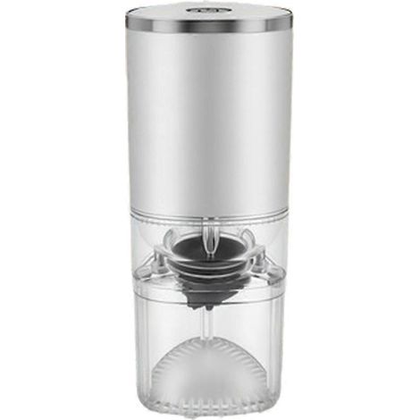 Moulin à café manuel portable avec broyeur électrique rechargeable par USB, adapté à une utilisation à domicile, en voyage et en extérieur, et facile à nettoyer. (1/5)