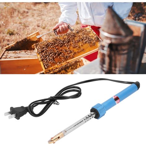 Perforadora de alambre para láminas de cera estampada de colmenas – suministros de apicultura fabricados en acero inoxidable y plástico, 23 cm, disponible en varios colores, 102 g (1/5)