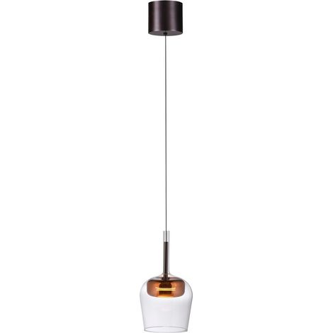 Lampada a sospensione rame vetro dimmer CCT LED 9W Neuhaus (1/5)