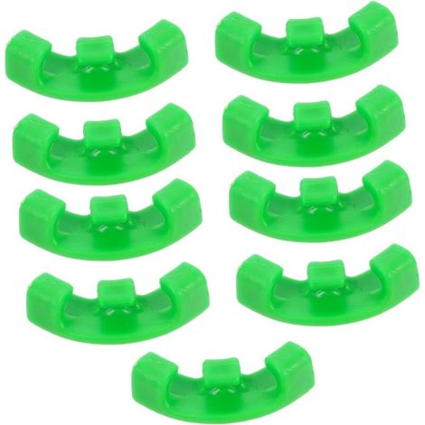 2 Ensembles Cintreuse De Plantes Jardinière Suspendue Liens Végétaux Pinces À Plantes pour Plantes Grimpantes Attaches De Câble Filet Végétal Pôle Plastique Green 10 Pièces 2-DOU