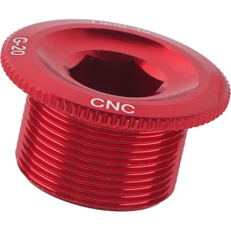 Vis de fixation de manivelle de vélo GUB en alliage d'aluminium durable (rouge) (1/5)