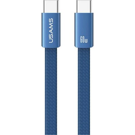 USAMS U96 60W USB-C auf USB-C Kabel 1,2m Blau (1/5)