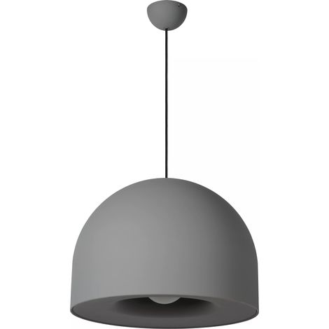 Lampada a sospensione moderna Akron grigia E27 40W Lucide (1/5)