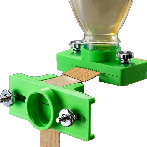 Spatola per colla, larghezza regolabile 10-22 mm, materiale PETG, applicazione per bordatura, applicazione uniforme della colla, compatta e portatile (1/5)