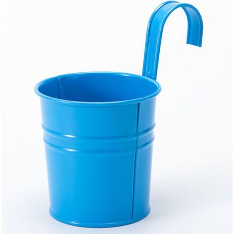 Pot De Fleurs Suspendu - Métal - Trou De Drainage - Pour Jardin Extérieur Ou Balcon - 2 Pièces (1/5)