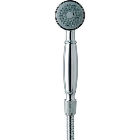 Douchette monojet Ø 55 RETRÒ-GOM Chromé - Bossini B01510030