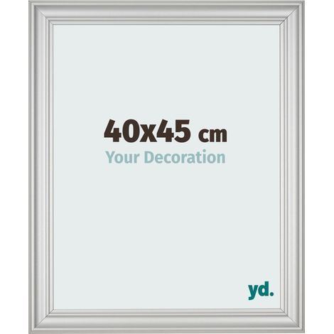 yd. - Cadre photo 40x45 - Argent Mat - MDF - Lazio (1/5)