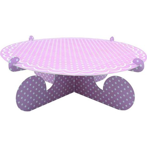Porte-gâteau en carton 1 niveau Ø 32 cm pour cupcakes et desserts