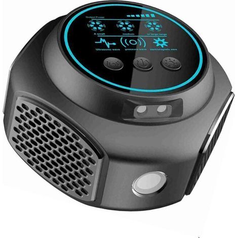 Répulsif à ultrasons pour rongeurs, 4 en 1, répulsif électronique à 360 degrés pour rats, pièges à souris sans cruauté, repousse efficacement les mouches et les cafards pour une utilisation en (1/4)