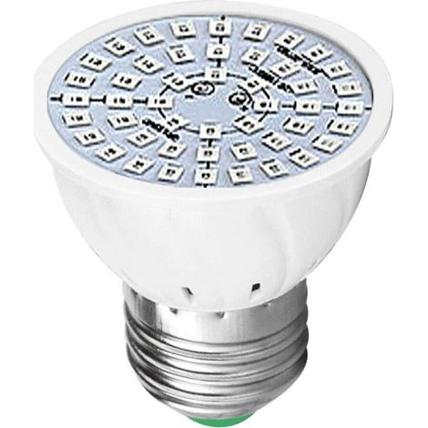Cultiver la lumière 60 LEDS E27 plante cultiver spectre complet plante lumière jardinage lumière intérieur pour plantes d'intérieur succulentes jardin