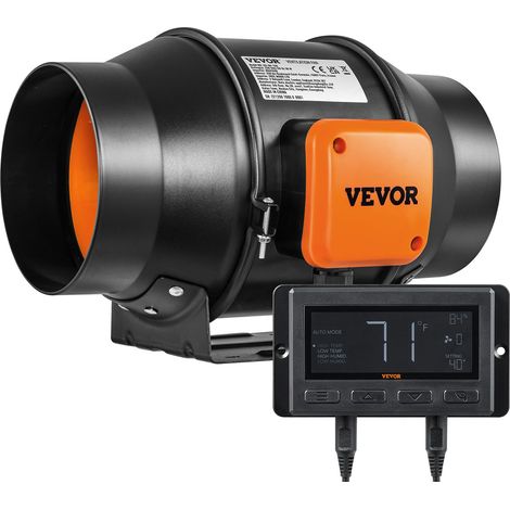 Ventilation silencieuse - Ventilateur d'extraction 150 mm, extracteur d'air 683 m³/h pour tente de culture (1/5)