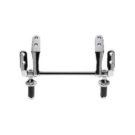 CHARNIÈRE DE COUVERCLE DE CESSOIR CONCA AERO TUBE D'EXPANSION Dimensions : Chrome