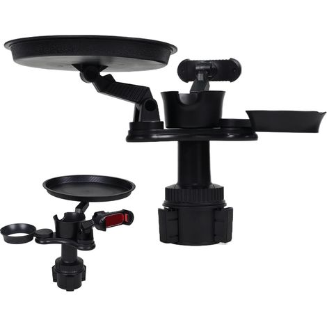 Plateau pour Porte-Gobelet De Voiture Table Rangement Telescopique Auto (1/5)