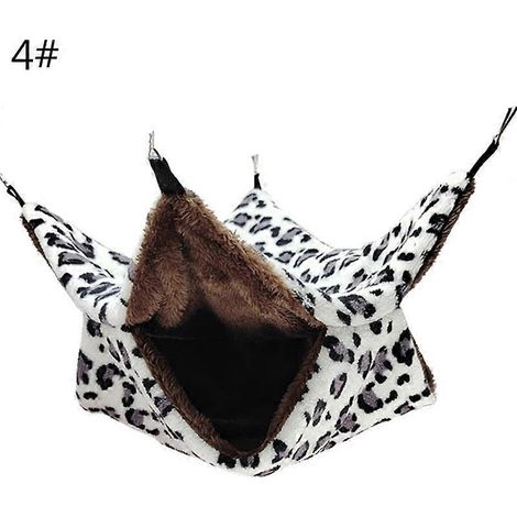 Nid suspendu pour hamster, lit de couchage chaud pour petits animaux, maison pour chinchilla - 4 (1/5)