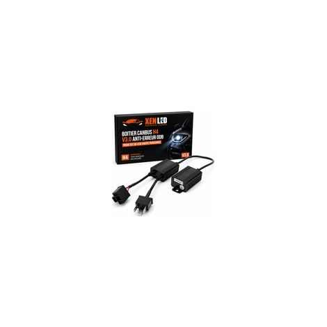1x Boitier CANBUS H4 V3.0 anti-erreur ODB pour kit Bi-LED Haute Puissance 99% - XENLED (1/4)