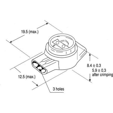 CONNECTEUR POUR DEUX OU TROIS CABLES MMP104 RI2123 (1/2)