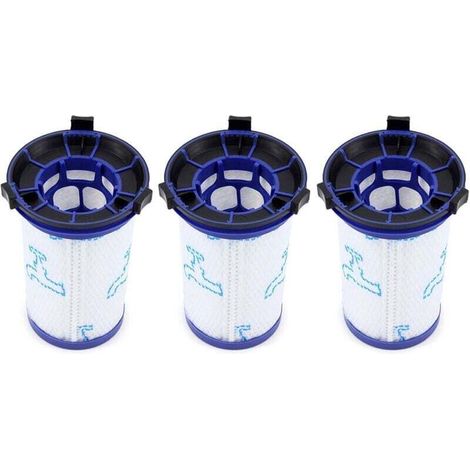 Lot de 3 Filtre de remplacement pour Rowenta Air Force 360 / X-Pert Essential 260 Aspirateur sans fil RH9037 RH9038 RH9039 RH9051 RH9057 RH9079 RH9081 RH9086 (Alternative au ZR009001) (1/4)
