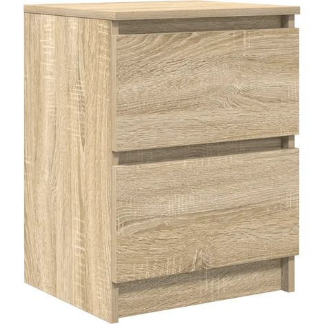 Mobile porta TV moderno con ampia capacità contenitiva 40 x 35 x 54 cm realizzato in legno composito di rovere Sonoma 020051719