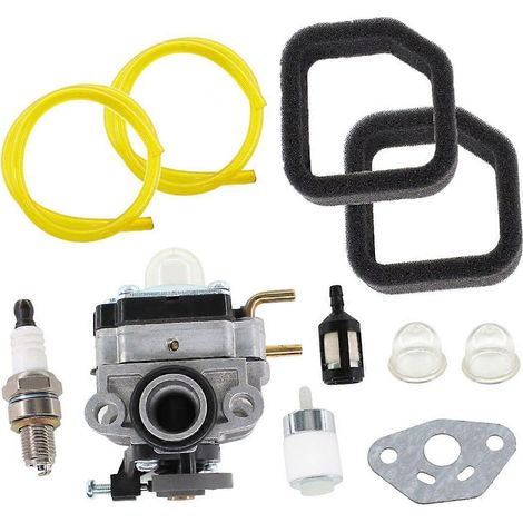 Kit de réglage de carburateur pour Ruixing H129f-2C 2129F-2C BQE210103 : filtre à air, poire d'amorçage, bougie d'allumage, filtre à carburant (1/5)