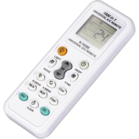 Telecommande Universelle Clim - Compatible Avec Toutes Les Marques - Fonctions Basiques Climatisation - 1 Unite