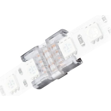 Strip Verbinder 10mm 4Pin für RGB LED-Streifen IP20 DC24V/5A (1/3)