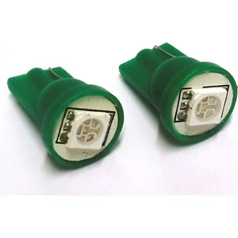 Lampada Led T10 W5W 1 Smd 5050 Verde 12V (1/3)