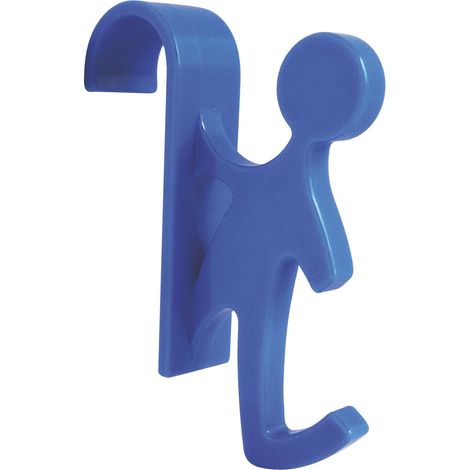 Crochet pour sèche serviette Deco Bleu tube rond (1/3)